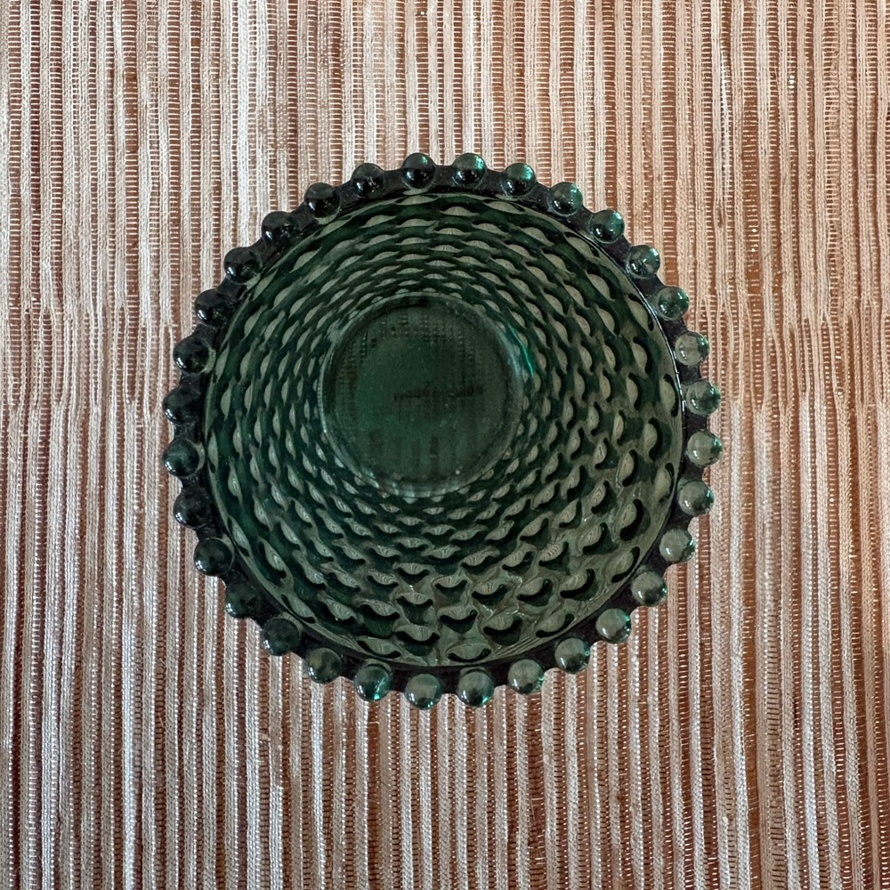 Green Textured Glass Tumbler - Picture 5 of 5